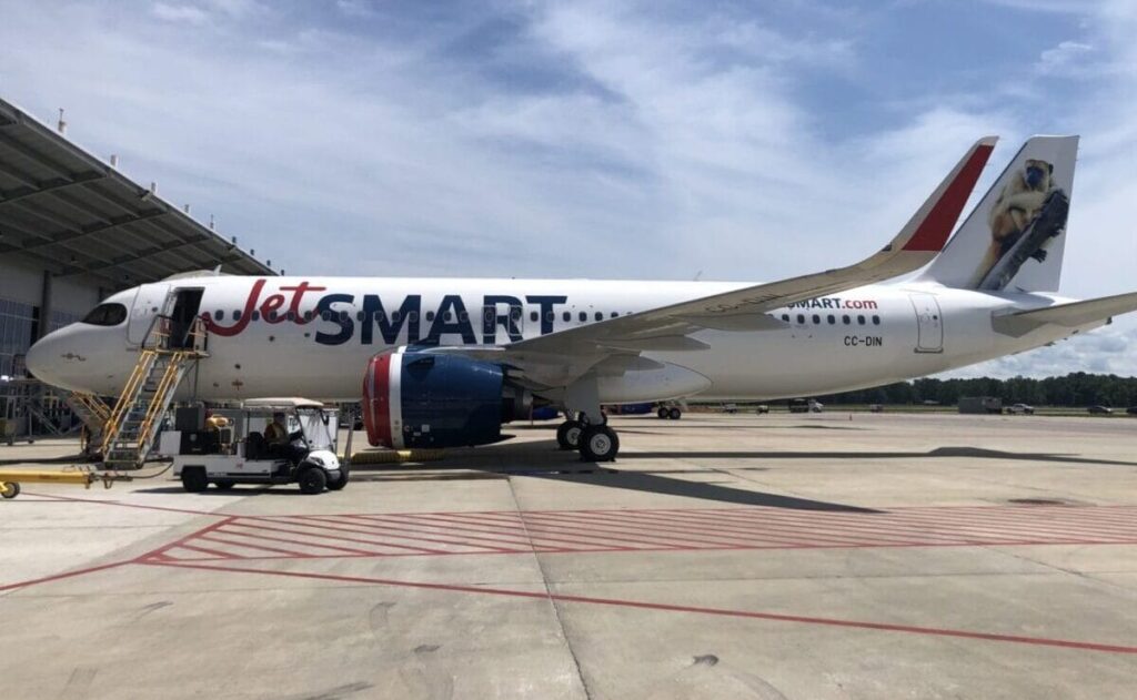 Avión de Jetsmart