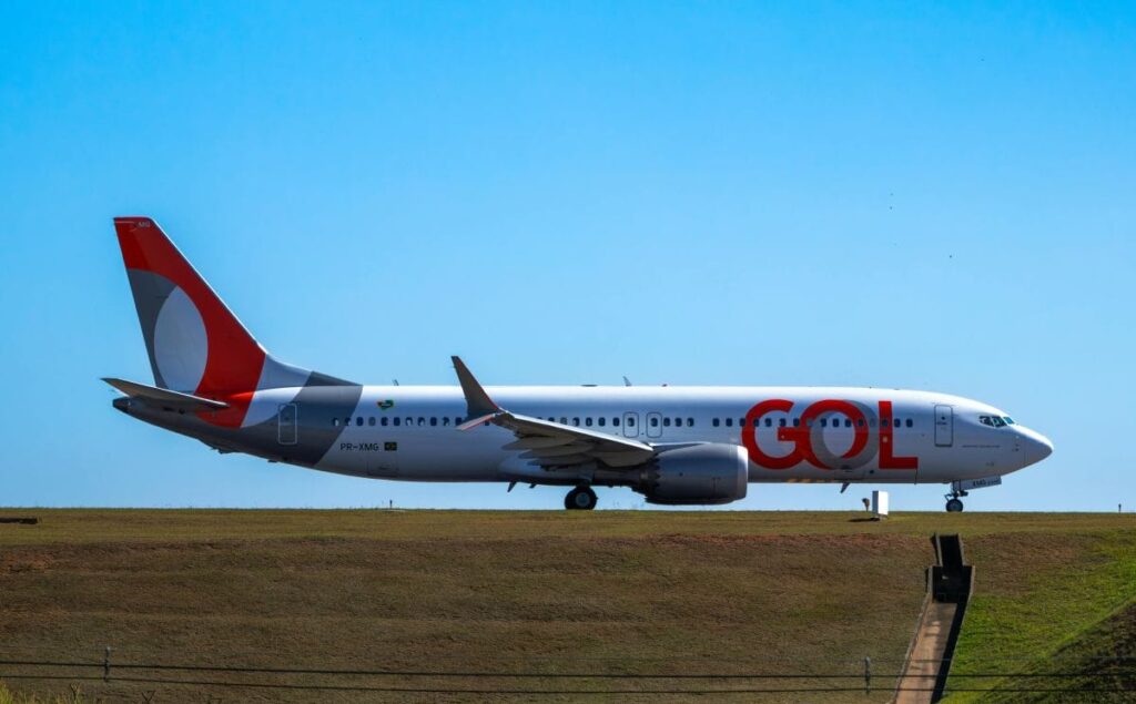 Avión de Gol líneas aéreas