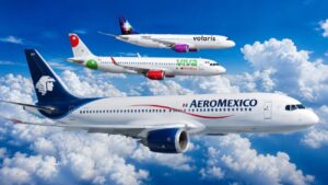 Aeroméxico, Volaris, Viva, aerolíneas de México