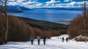 Cerro Martial, pista de esquí, Tierra del Fuego