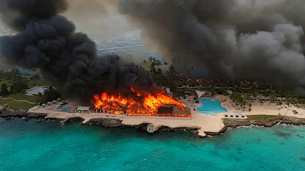 Incendio hotel Viva Wyndham Dominicus Beach