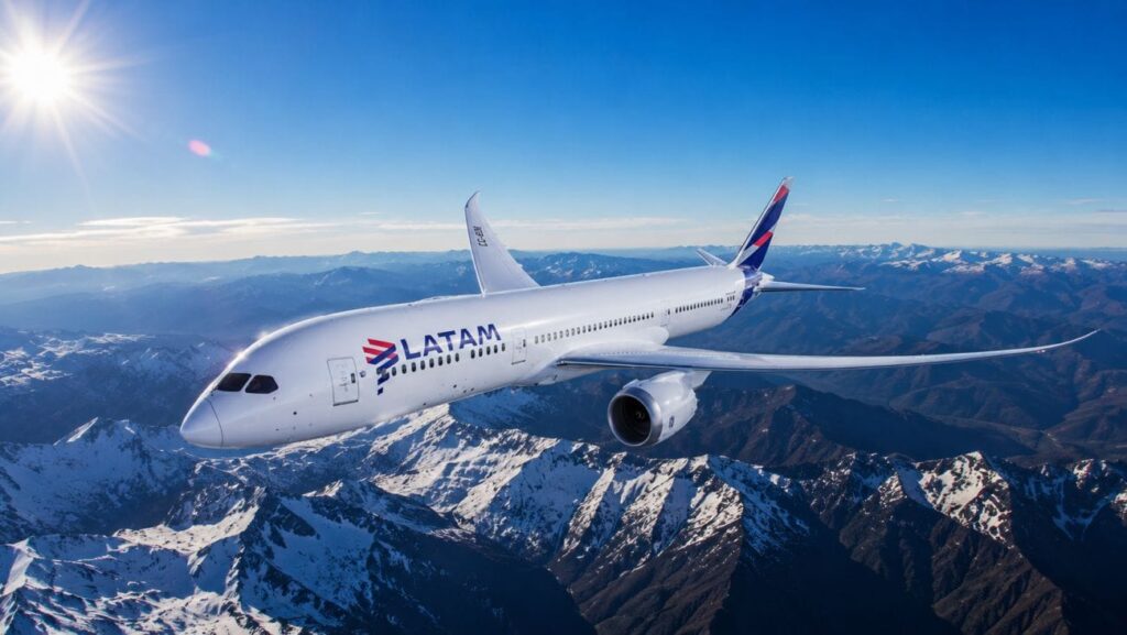 LATAM AIRLINES avión
