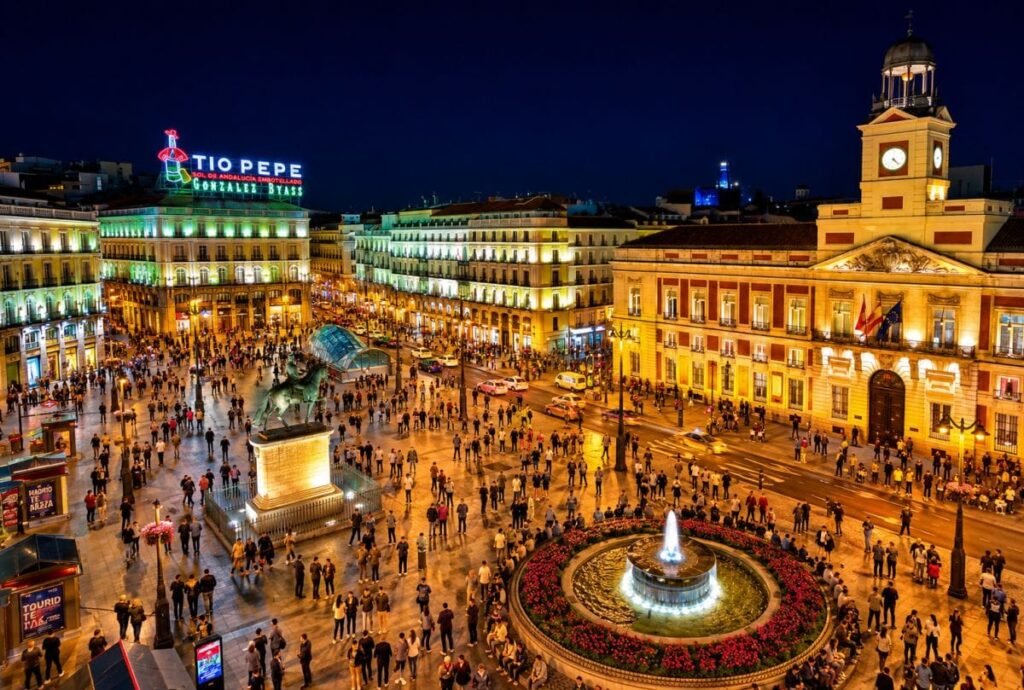 Puerta del Sol, Madrid, España
