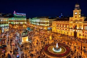 Puerta del Sol, Madrid, España