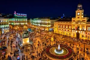 Puerta del Sol, Madrid, España