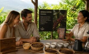 Presentación Café Geisha en Panamá