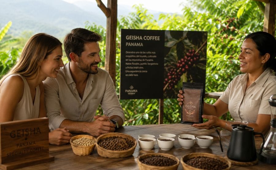 Presentación Café Geisha en Panamá