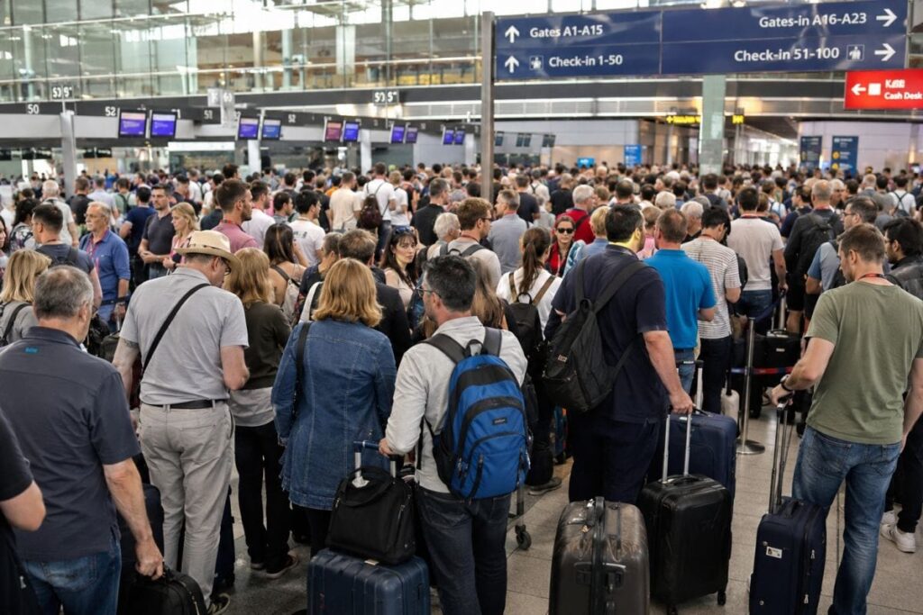 Colas Aeropuertos de Europa