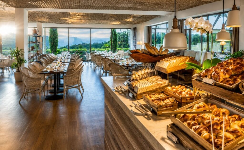 Restaurante Merkado en el Hotel Gran Melía, Iguazú, Misiones