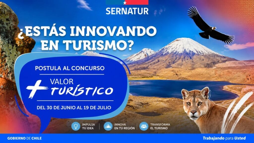 Concurso Más Valor Turístico 2026, Sernatur, Chile