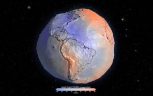 Forma de la Tierra, Geoide, foto de la Nasa