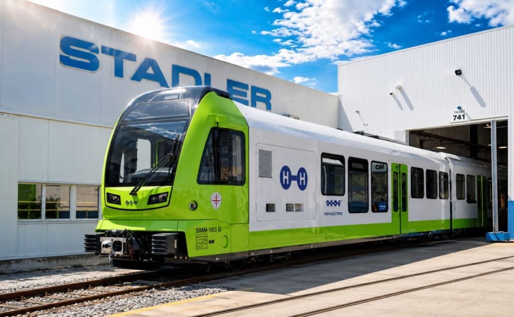 Tren impulsado con Hidrógeno