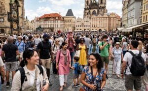 Turismo superpoblado en Europa