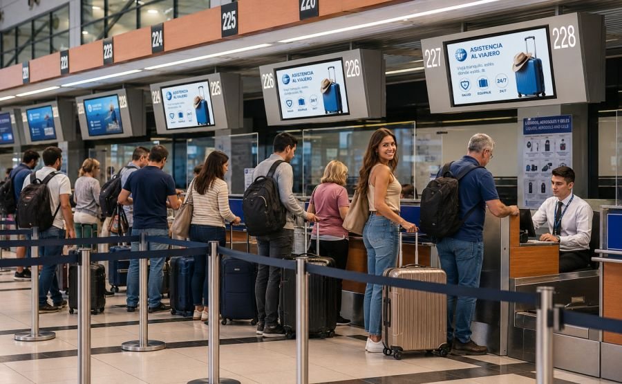 Asistencia al Viajero que cubren salud y equipaje