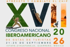 Flyer del Congreso Nacional e Internacional para Iberoamérica de Guías de Turismo