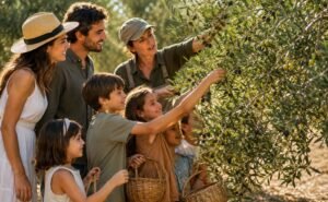 Cosechando olivos en Uruguay