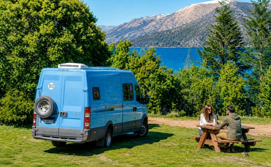 Encuentro de Motorhomes en el Parque Nacional Los Alerces, Chubut, Argentina