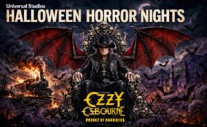 Ozzy Ozbourne, Príncipe de las Tinieblas, Halloween Horror Nights, flyer