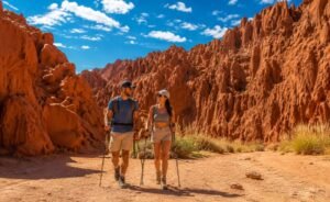Trekking en Cachi, provincia de Salta, Argentina