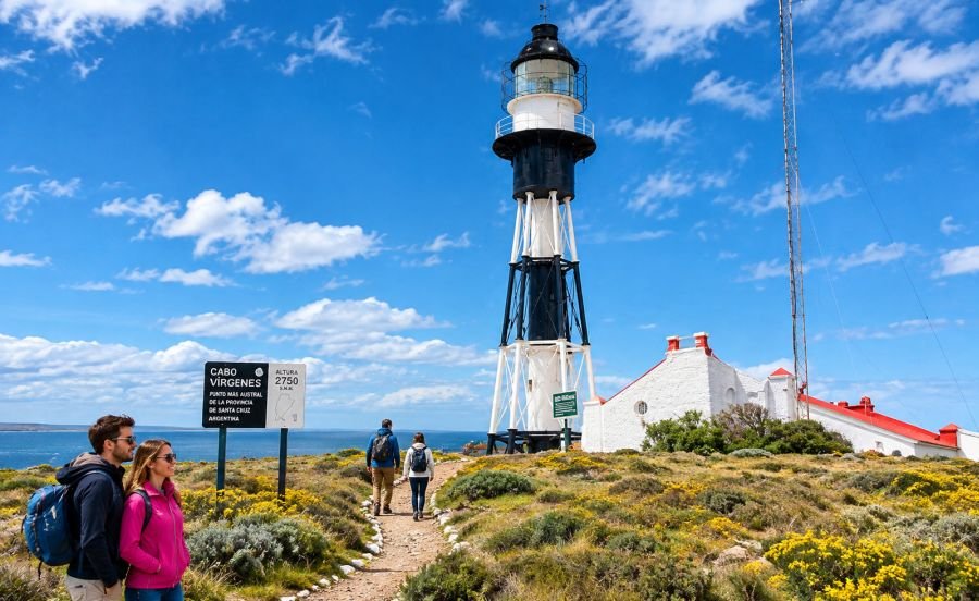Cabo Vírgenes, en los alrededores de Río Gallegos, Santa Cruz, Argentina