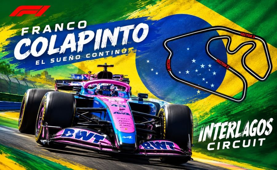 Franco Colapinto en Brasil, demanda de pasajes de argentinos a Brasil por el gran premio de Interlagos.