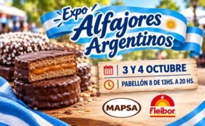 Expo Alfajores Argentinos en La Rural de Palermo, 3 y 4 de octubre 2026, flyer