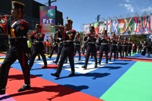 Fanfarria Alto Perú, Los Granaderos en la Feria Internacional de Turismo