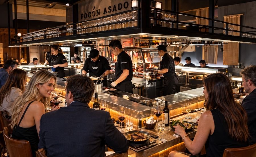 Fogón Asado, restaurante distinguido por TripAdvisor como el mejor del mundo. Se encuentra en el barrio de Palermo en la CABA
