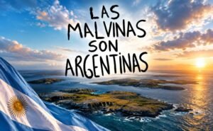Imagen Ilustrativa que muestra Las Malvinas son Argentinas