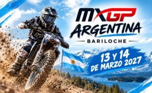 Fecha de Mundial de Motocross MXGP, en Bariloche, Río Negro, Argentina, 13 y 14 de marzo 2027