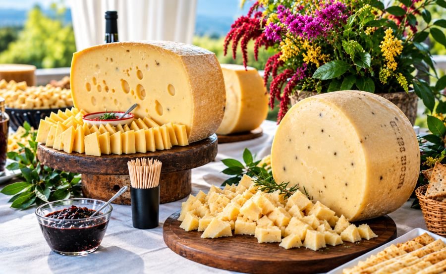 Rutas del Queso, Colonia en Uruguay, y Cotija en México, foto promocional de quesos