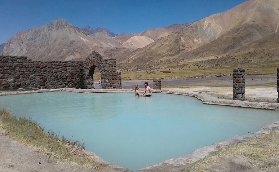 Termas en El Sosneado, San Rafael, Mendoza, Argentina
