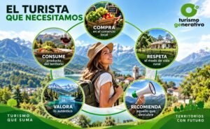 Turismo Generativo, Características a llevar a cabo, infografía