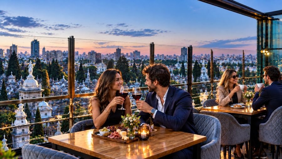 Urban Suites, en CABA, mirador al Cementerio de la Recoleta