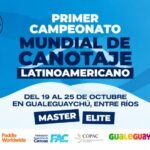 Campeonato Latinoamericano de Canotaje en Gualeguaychú, provincia de Entre Ríos