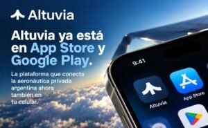 Altuvia app que agrupa a la aviación privada