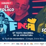 Pollo al disco, Turf, El Polaco y la Sole: Crespo enciende la Fiesta Nacional de la Avicultura el 6 de noviembre
