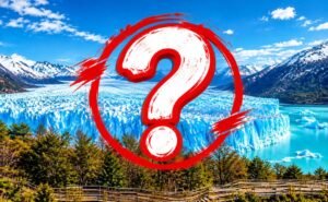 Glaciar Perito Moreno con Signo de Pregunta, por si se hace en ese destino el Foro Nacional de Turismo