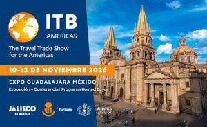Flyer de ITB Américas y Expo Guadalajara del 10 al 12 de Noviembre 2026