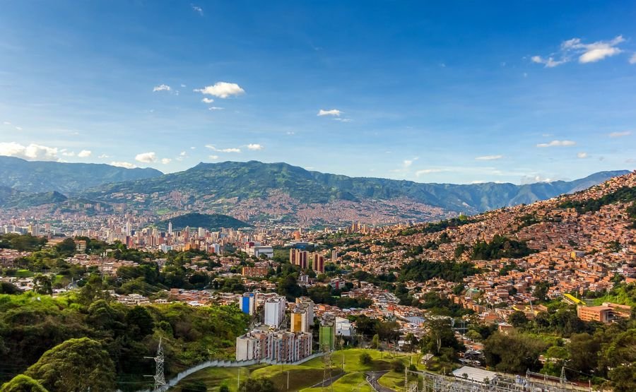 Paisaje de Medellín, Colombia