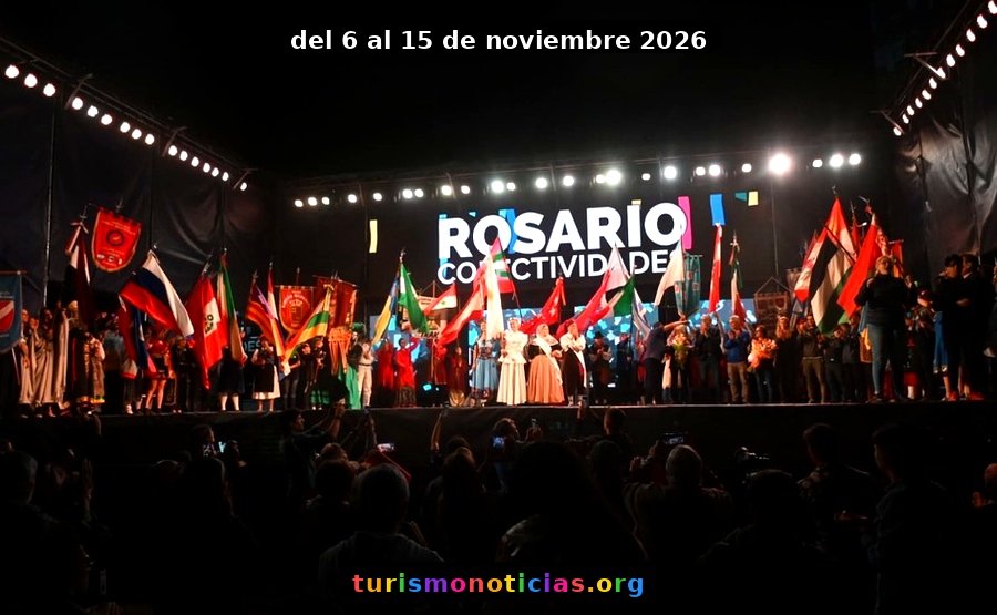 Fiesta Nacional de las Colectividades en Rosario Santa Fe. 2026, del 6 al 15 de noviembre