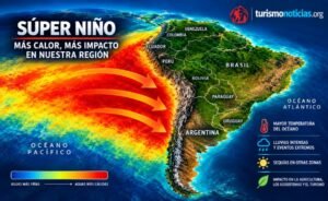 Afectación del Super Niño en Latinoamérica, gráfico explicativo