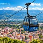 Teleférico de Salta, en Argentina, es una ilustración para una nota del lanzamiento de un programa de descuentos llamado Pre-Salta